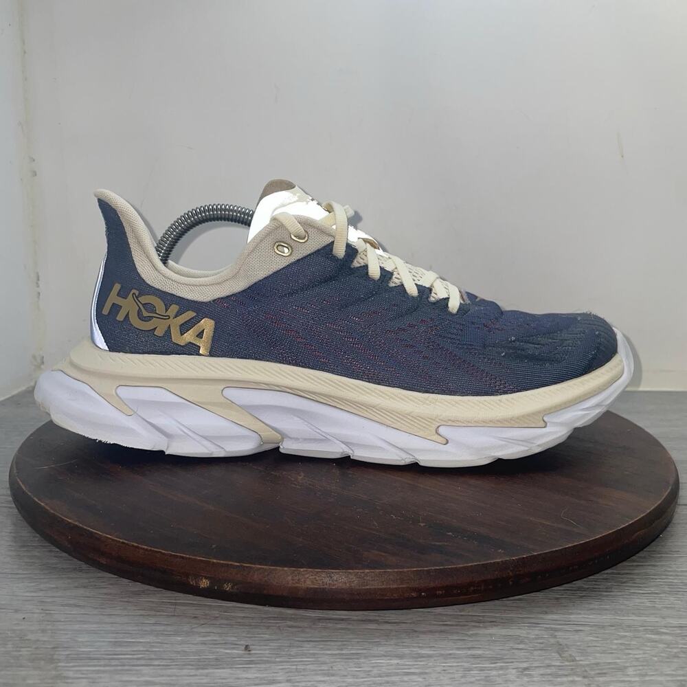 Hoka One One Clifton Edge Shoes Mens Size 9.5 Running Sneakers 1110510 VITF